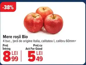 Carrefour Mere roşii Bio Ofertă