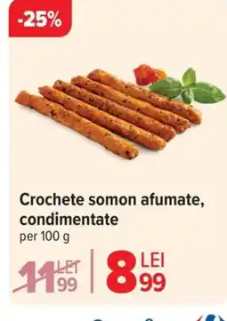 Carrefour Crochete somon afumate, condimentate Ofertă