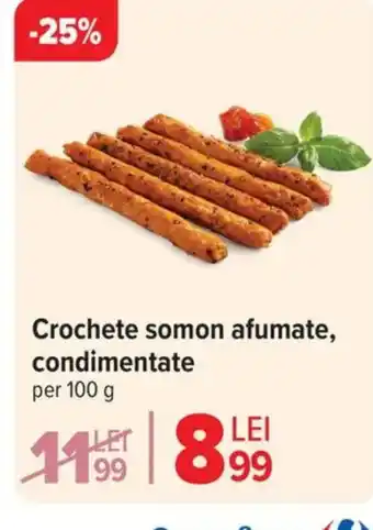 Carrefour Crochete somon afumate, condimentate Ofertă