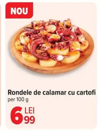 Carrefour Rondele de calamar cu cartofi Ofertă