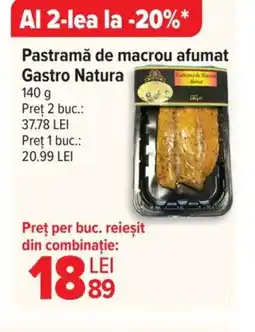 Carrefour Pastramă de macrou afumat Gastro Natura Ofertă