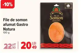 Carrefour File de somon afumat Gastro Natura Ofertă