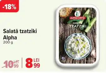 Carrefour Salatǎ tzatziki Alpha Ofertă