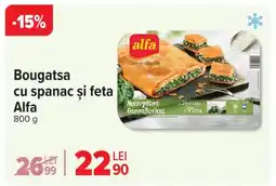 Carrefour Bougatsa cu spanac și feta Alfa Ofertă