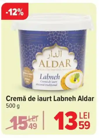 Carrefour Cremă de iaurt Labneh Aldar Ofertă