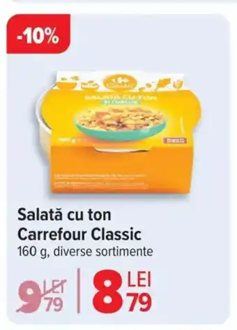 Carrefour Salată cu ton Carrefour Classic Ofertă