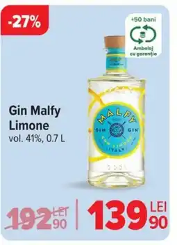 Carrefour Gin Malfy Limone Ofertă