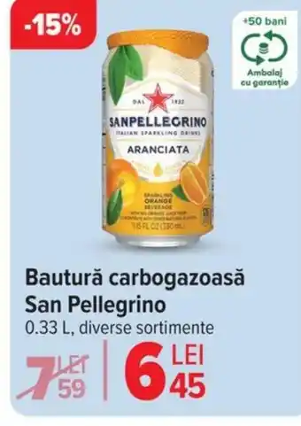 Carrefour Bauturǎ carbogazoasă San Pellegrino Ofertă