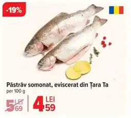 Carrefour Păstrăv somonat, eviscerat din Țara Ta Ofertă