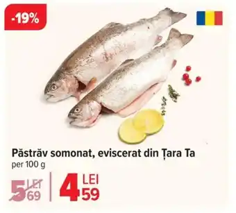 Carrefour Păstrăv somonat, eviscerat din Țara Ta Ofertă