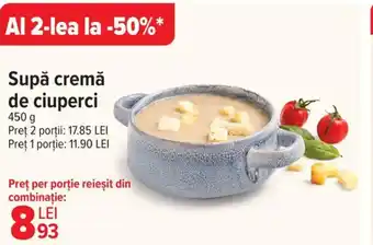 Carrefour Supă cremă de ciuperci Ofertă