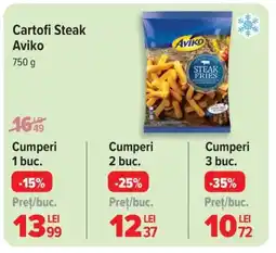 Carrefour Cartofi Steak Aviko Ofertă