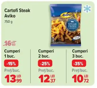 Carrefour Cartofi Steak Aviko Ofertă