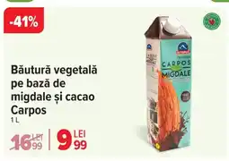 Carrefour Băutură vegetală pe bază de migdale şi cacao Carpos Ofertă