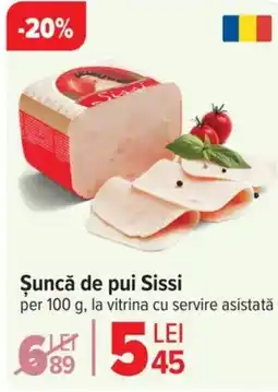 Carrefour Şuncă de pui Sissi Ofertă