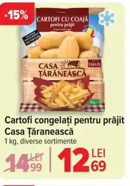 Carrefour Cartofi congelați pentru prăjit Casa Ţăranească Ofertă