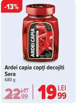 Carrefour Ardei capia copți decojiti Sera Ofertă