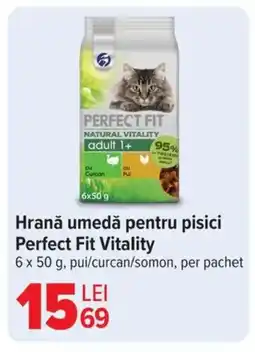 Carrefour Hrană umedă pentru pisici Perfect Fit Vitality Ofertă