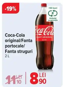 Carrefour Coca-Cola original/Fanta portocale/ Fanta struguri Ofertă