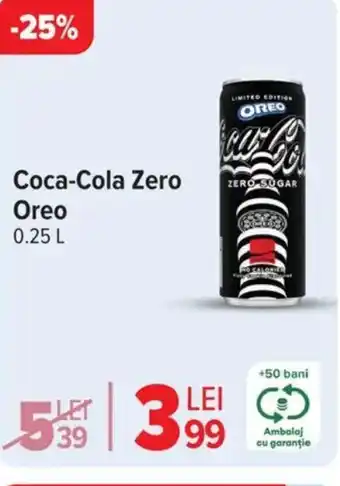 Carrefour Coca-Cola Zero Oreo Ofertă