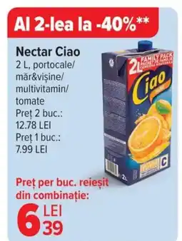 Carrefour Nectar Ciao Ofertă