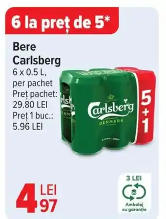 Carrefour Bere Carlsberg Ofertă