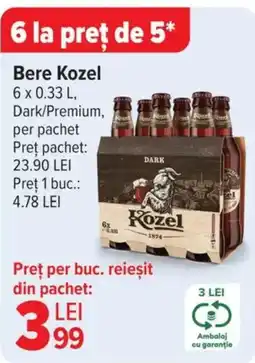 Carrefour Bere Kozel Ofertă