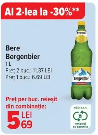 Carrefour Bere Bergenbier Ofertă