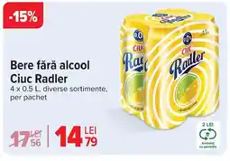 Carrefour Bere fără alcool Ciuc Radler Ofertă