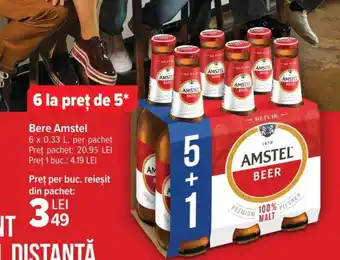 Carrefour Bere Amstel Ofertă