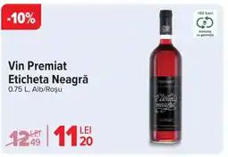 Carrefour Vin Premiat Eticheta Neagră Ofertă