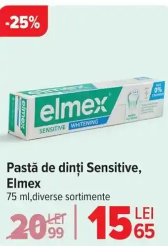 Carrefour Pastă de dinți Sensitive, Elmex Ofertă