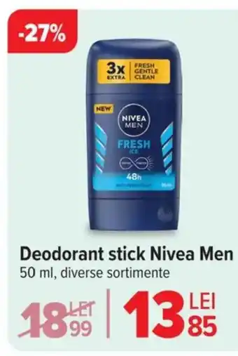 Carrefour Deodorant stick Nivea Men Ofertă