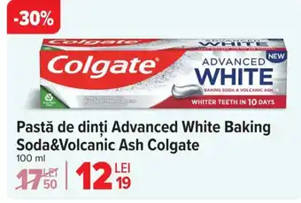 Carrefour Pastă de dinți Advanced White Baking Soda&Volcanic Ash Colgate Ofertă