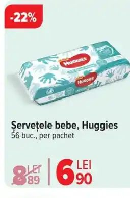 Carrefour Şervețele bebe, Huggies Ofertă