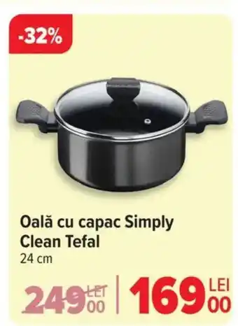 Carrefour Oală cu capac Simply Clean Tefal Ofertă