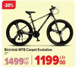 Carrefour Bicicletă MTB Carpat Evolution Ofertă