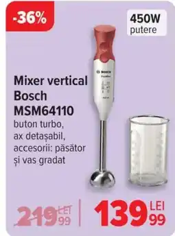 Carrefour Mixer vertical Bosch MSM64110 Ofertă