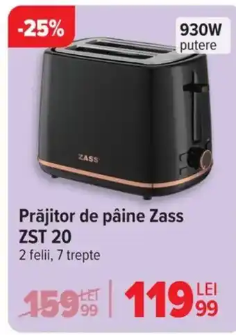 Carrefour Prăjitor de pâine Zass ZST 20 Ofertă