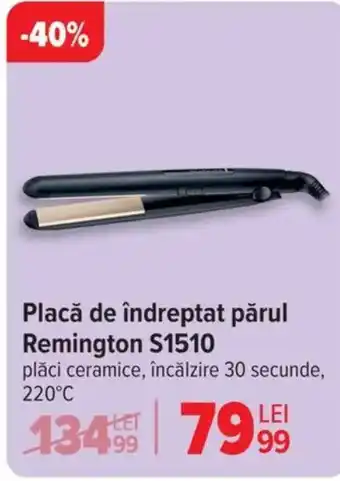 Carrefour Placă de îndreptat părul Remington S1510 Ofertă