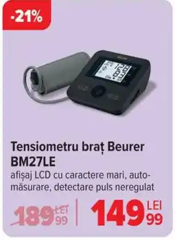 Carrefour Tensiometru braţ Beurer BM27LE Ofertă