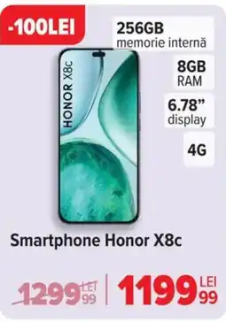 Carrefour Smartphone Honor X8c Ofertă