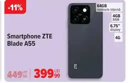 Carrefour Smartphone ZTE Blade A55 Ofertă