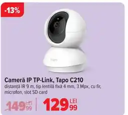 Carrefour Camerǎ IP TP-Link, Tapo C210 Ofertă