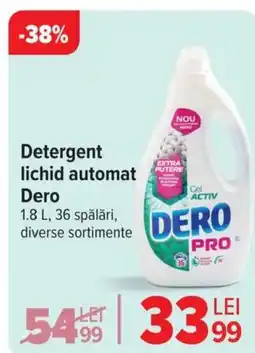 Carrefour Detergent lichid automat Dero Ofertă