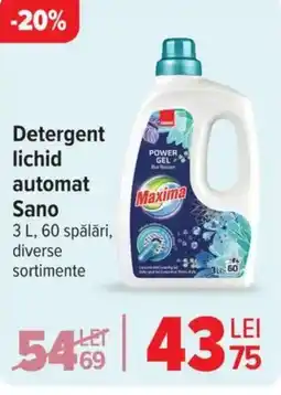 Carrefour Detergent lichid automat Sano Ofertă