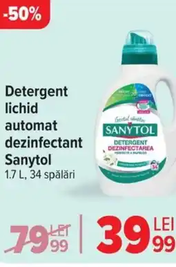 Carrefour Detergent lichid automat dezinfectant Sanytol Ofertă