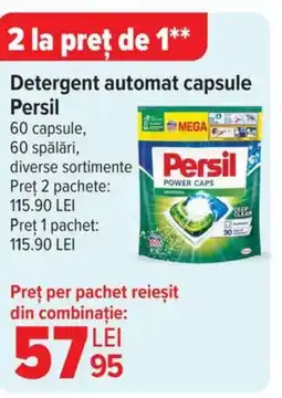 Carrefour Detergent automat capsule Persil Ofertă