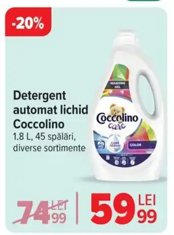 Carrefour Detergent automat lichid Coccolino Ofertă