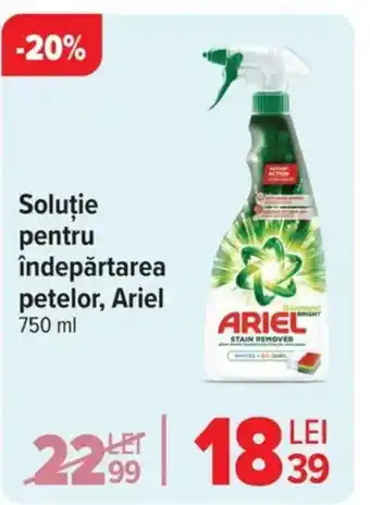 Carrefour Soluţie pentru îndepărtarea petelor, Ariel Ofertă